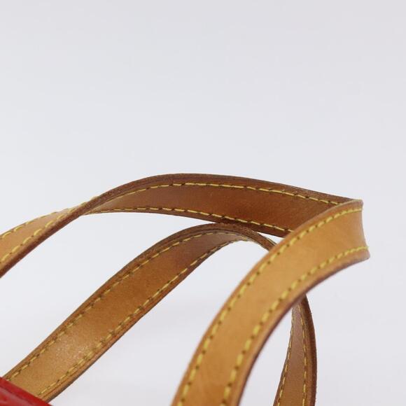 LOUIS VUITTON Monogram Vernis Reade PM Hand Bag Red Rouge M91088 - Picture 8 of 12